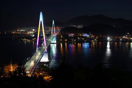 2026 문화의 달 여수 돌산대교 밤바다 야경 전경