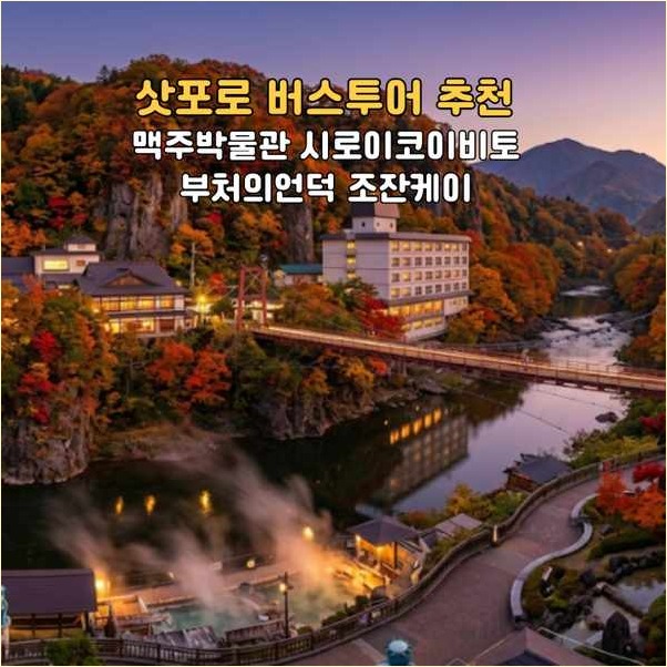 삿포로 버스투어 썸네일 - 시로이코이비토 파크와 맥주박물관 하루 코스
